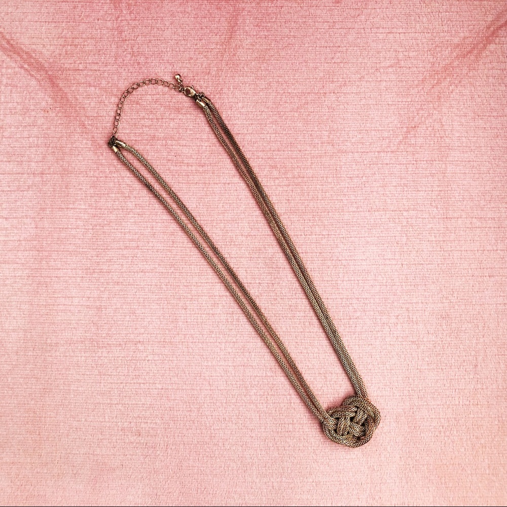 Gold Knot Necklace